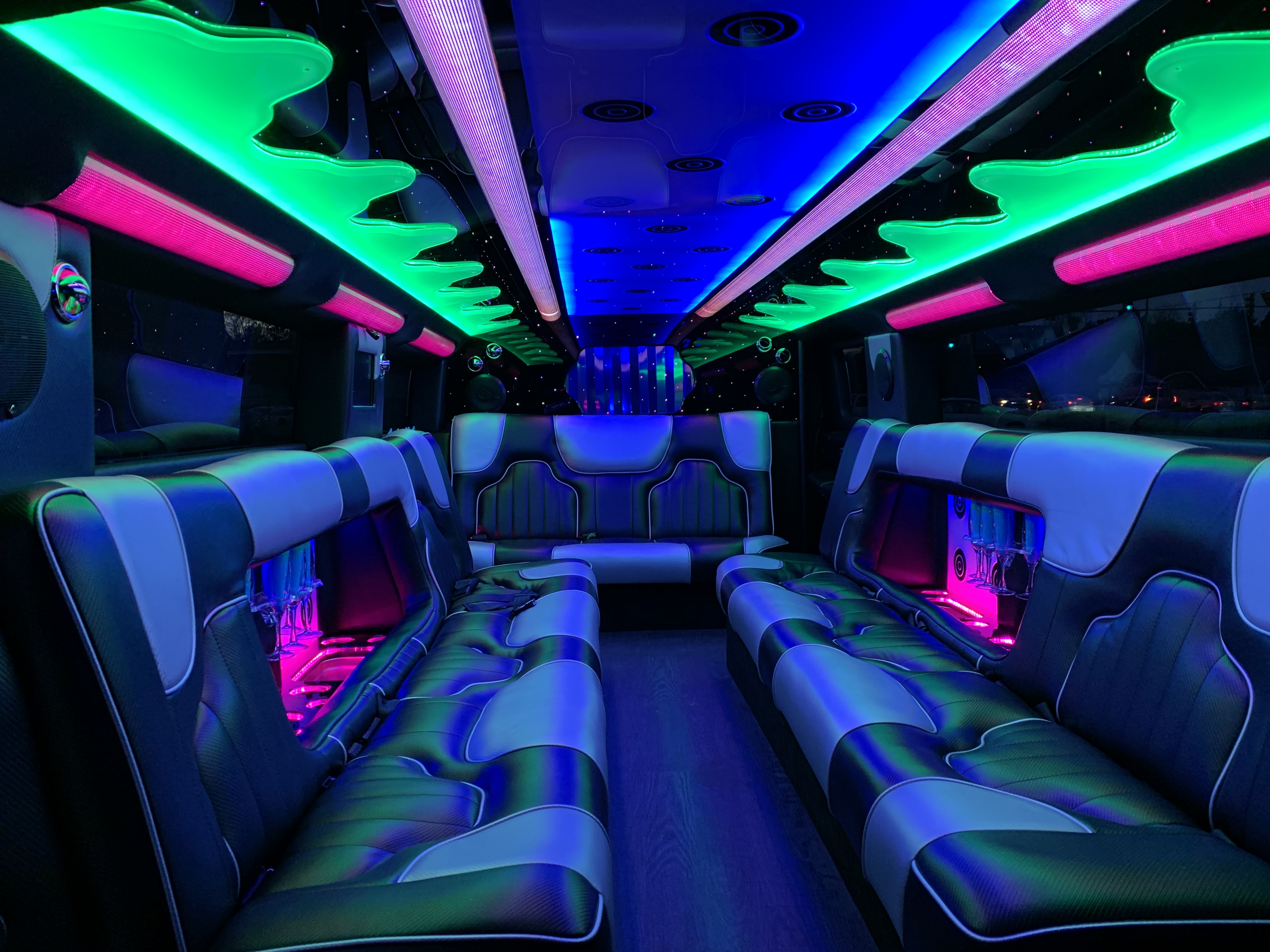 LED Limousine LIGHTS 2015 Mercedes Cadillac Hummer Interior  LIMO Lighting 